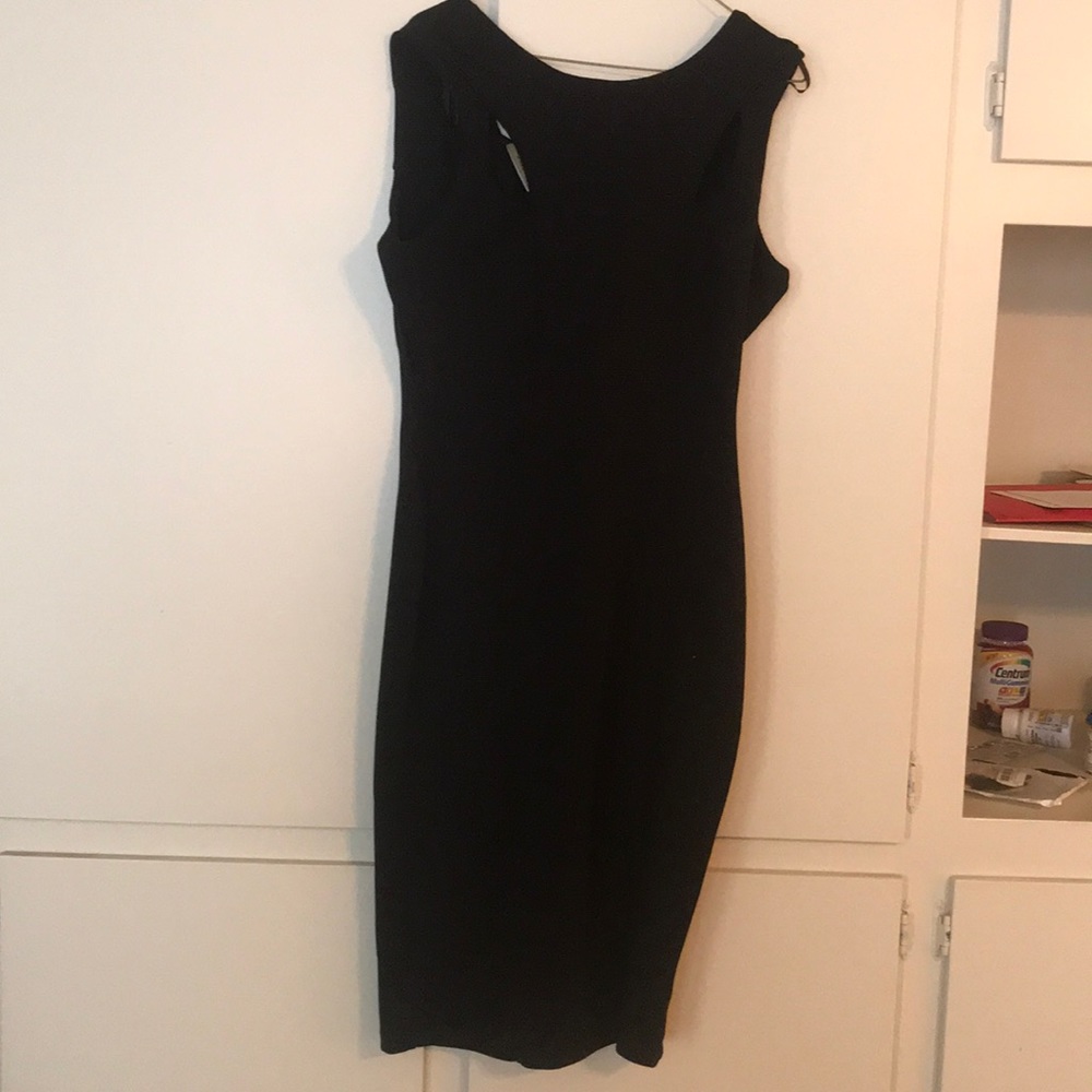 Kardashian black cocktail dress